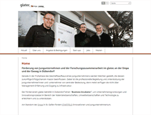 Tablet Screenshot of glatec.ch